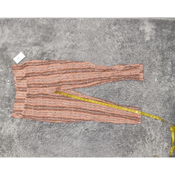 NEW Volcom Women's Size M Jogger Skinny Pants Orange Viscose Pull On Geometric - Picture 7 of 8